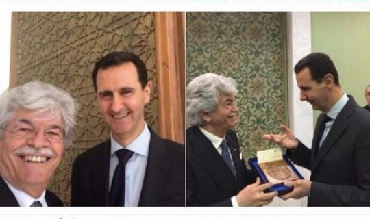 İtalyan Senatör Antonio Razzi'nin Esad ile Çektirdiği Selfieye Tepkiler Giderek Büyüyor!