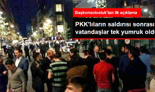 Vatandaşlar Brüksel'de Referandum Oylamasına Yapılan PKK Saldırısına Sert Tepki Gösterdi!