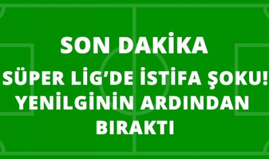 Adanaspor Teknik Direktörü Levent Şahin Yenilginin Ardından İstifa Etti!