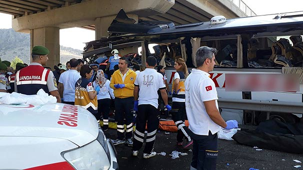 Ankara’da Yolcu Otobüsünün Korkunç Kazası! Çok Sayıda Ölü Ve Yaralılar Var