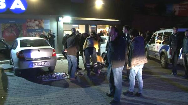 İstanbul’da Silahlı Çatışma! Market Soyguncuları 1 Polisi Vurdu