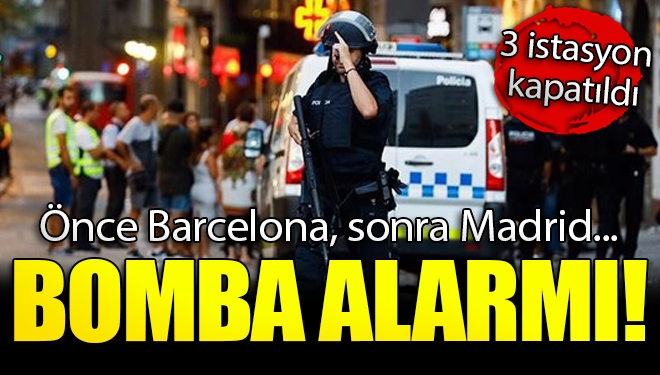 Önce Barcelona Şimdi Madrid! Bomba Alarmı Nedeniyle 3 İstasyon Kapatıldı