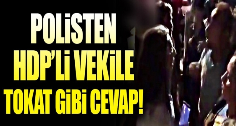 Polisten Terörist Cenazesine Katılmak İsteyen HDP'li Vekile Efsane Yanıt