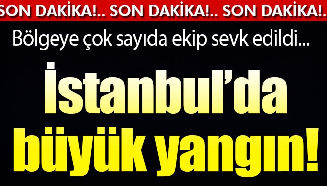 Son Dakika! İstanbul Tersane Komutanlığı'nda Büyük Yangın