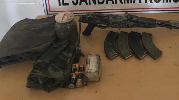 Terör Örgütü PKK’ya Ait Silah ve Mühimmat Ele Geçirildi