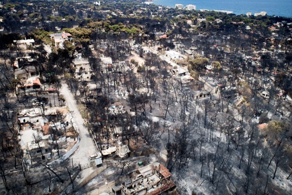 Yunanistan'da 82 Kişinin Öldüğü Yangının Çıkış Nedeni Belli Oldu