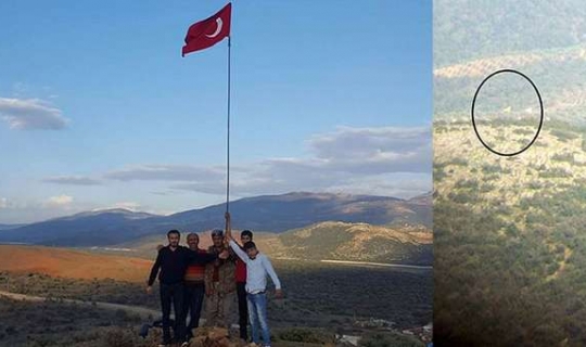 Sınırda PKK Bayrağı Açanları Asker Affetmedi, Top Yağmuruna Tutuldular!