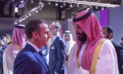 Fransa Cumhurbaşkanı Emmanuel Macron’dan Suudi Prense Ayar