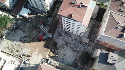 İstanbul Valiliği'nden Kartal'daki Çöken Binaya İlişkin Açıklama