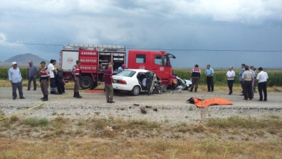 Karaman’da Korkunç Kaza! 6 Kişi Öldü, 4 Kişi Yaralandı