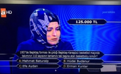 Kim Milyoner Olmak İster' de Herkesi Bilgisayar Başına Koşturan Beşiktaş Sorusu!