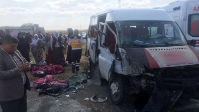 Mardin’de Öğrenci Servisi Kaza Yaptı: 11 Kişi Yaralandı