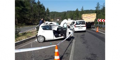 Muğla’da Feci Kaza! Kamyon Otomobile Çarptı: 1 Ölü