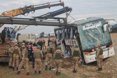 Silopi’de Feci Kaza! Yolcu Otobüsü Şarampole Devrildi! 9 Ölü, 28 Yaralı