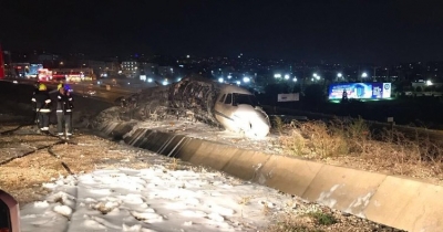 Son Dakika! Atatürk Havalimanı’na İniş Yapan Özel Jet Düştü: 4 Yaralı