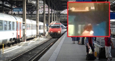 Tren İstasyonunda Büyük Rezalet! İki Erkek Herkesin İçerisinde Çıplak Halde Cinsel İlişkiye Girdi